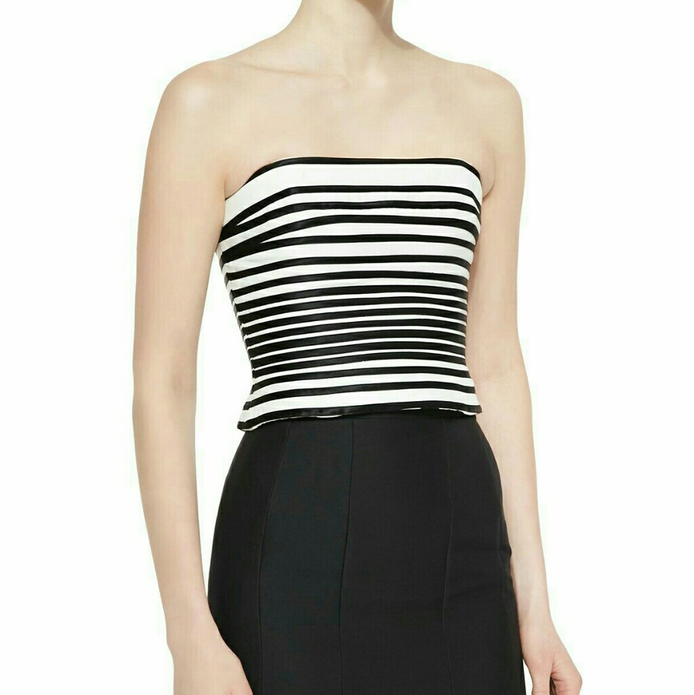 Halston heritage corset top